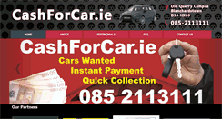 Desktop Screenshot of cashforcar.ie
